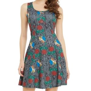 Disney Beauty & the Beast Sleeveless T-Shirt Dress Size XL